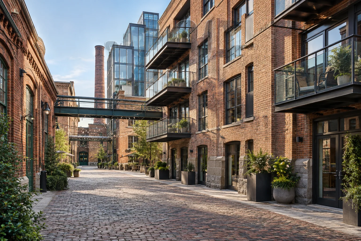 Generated illustrative view for Distillery Lane Residence; not a photograph of a listing